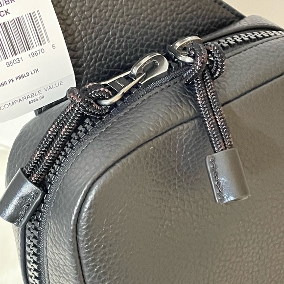 NWT Coach Turner Pack Black Sling backpack bag - Picture 3 of 13